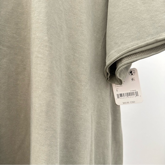 NWT Free People Hot Shot Tee Romper Light Olive Green Size Small $60 MSRP - Picture 5 of 6